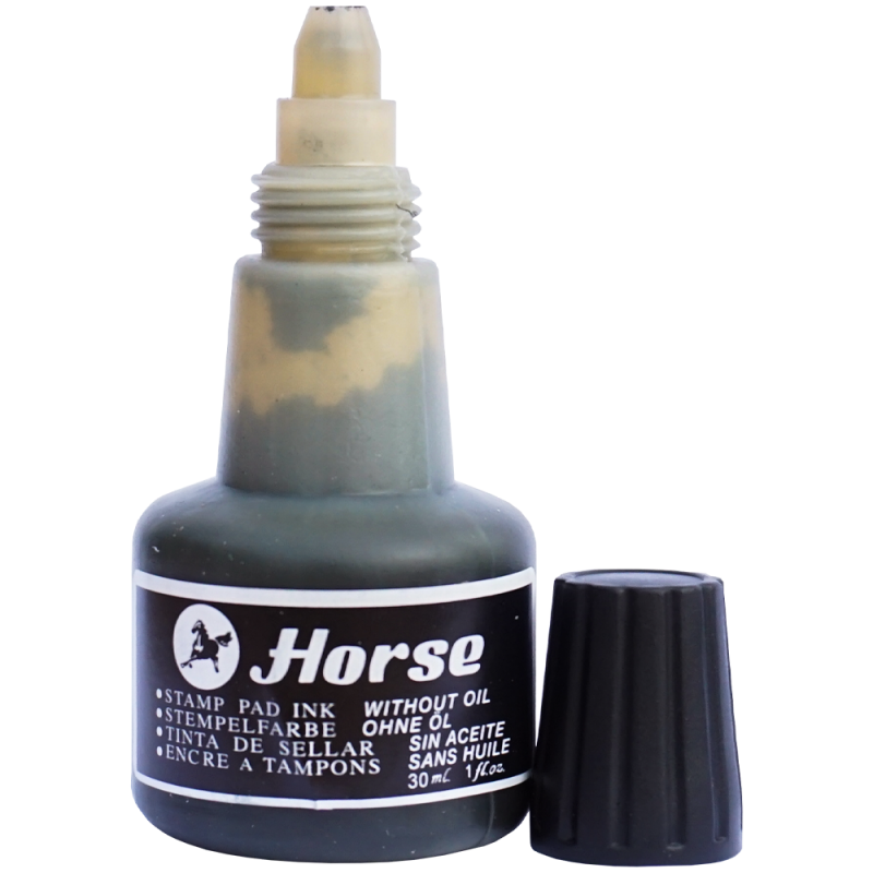 Tuș pentru ștampilă Horse, 30 ml, negru